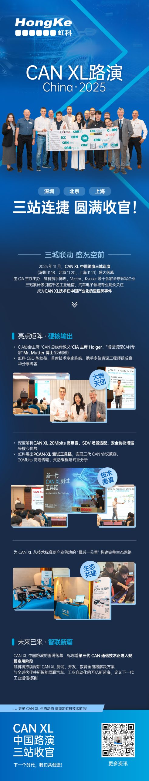 CAN XL路演收官海报